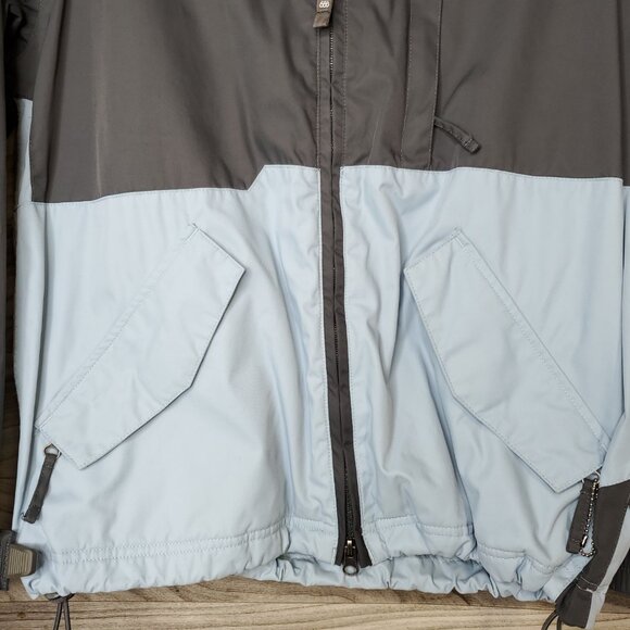 686 x Scion Women's Zip Up Jacket Two Tone Gray Blue Size Medium - Picture 3 of 12